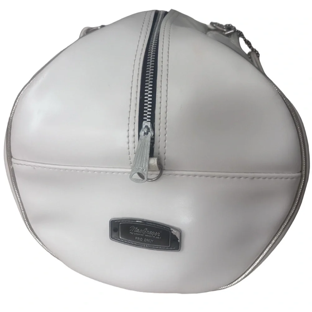 Vintage MacGregor Boston Leather Golf Bag - white - Picture 6 of 11
